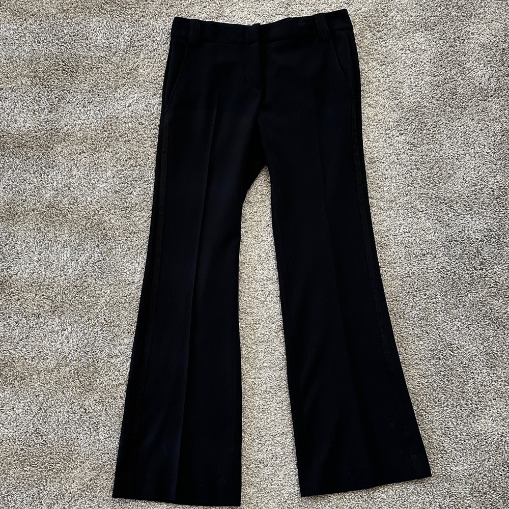 NWOT BCBGMAXAZRIA black trousers pants with side trim